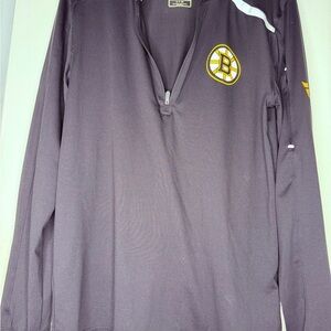 Fanatics Authentic Pro Boston Bruins Rink Training 1/4 Zip Pullover